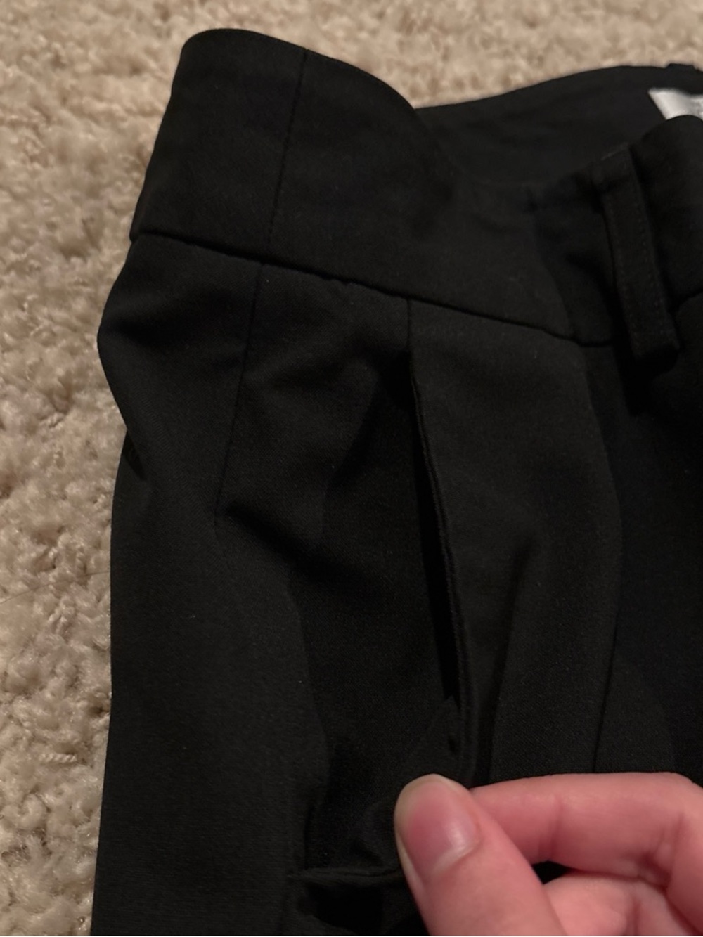 Ann Taylor Loft Petites Women’s Black Wide Leg Formal Dress Pants Size 10P - Picture 6 of 7
